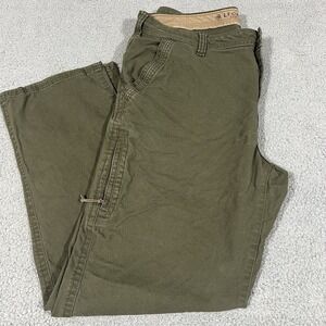 Legendary Outfitters Utility Carpenter Pants Men's 40 X 33 Green Canvas Workwear